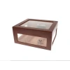 Germanus humidor – vörösesbarna, üveges, 100 szálas, digitális higrométerrel
