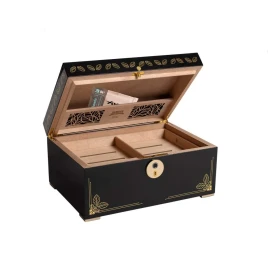 Oro by Humidor Supreme – Biometrikus luxus humidor - ébenfekete