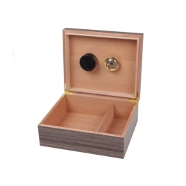 Padonio világos zebrafa mintázatú humidor 25 szál szivar számára