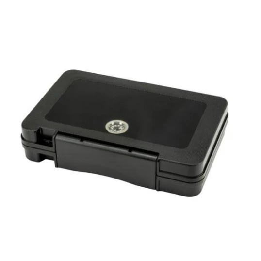 Passatore, lakattal zárható acryl utazó humidor 5 szál szivar részére, fekete színű