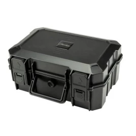Passatore utazó humidor, nyomáskiegyenlítő szeleppel, fekete színű acrylból - 10-15 szál szivar részére