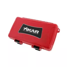 Xikar utazó humidor 5 szál szivar részére - piros