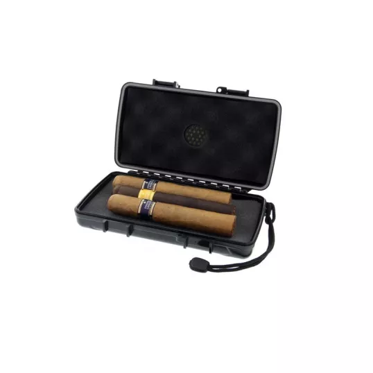 Xikar utazó humidor 5 szál szivar részére - fekete 