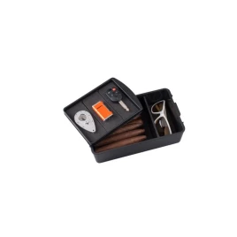 Xikar Cigar Locker közepes méretű utazó humidor 10 szál szivar részére - fekete 