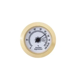 Padonio beépíthető hygrométer - Arany kerettel , fehér számlappal 50 mm