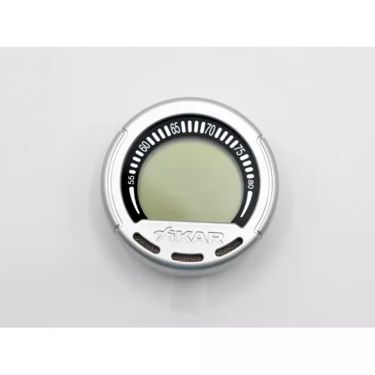 Xikar PuroTemp digitális humidor higrométer - ezüst