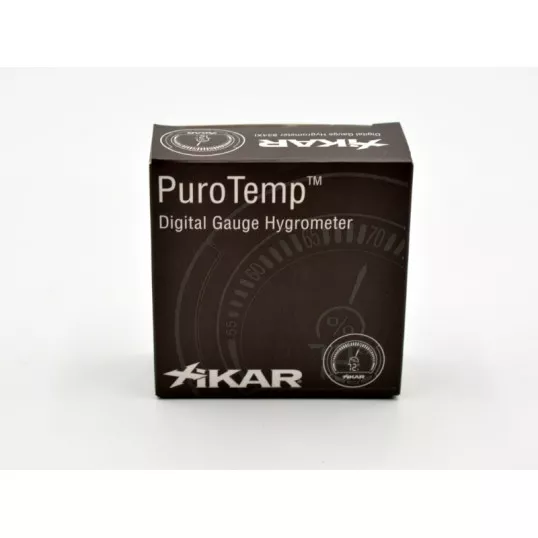 Xikar PuroTemp digitális humidor higrométer - ezüst