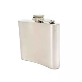 Rozsdamentes acél flaska, laposüveg - 5 oz. = 1.47dl