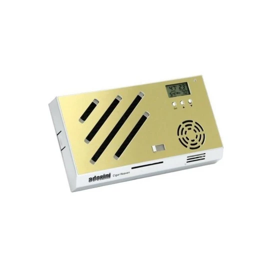 Adorini Cigar Heaven 2. generációs elektromos humidor párásító LED kijelzővel – arany színű - 50-100 szál szivarhoz