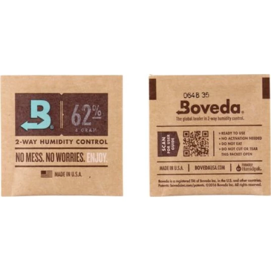 Boveda 62%-os 2 utas párásító 4 gramm, fűszer növények tárolásához - Boveda 62%