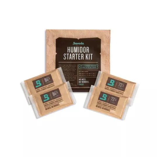 Boveda Humidor Starter Kit, 50 szálas szivar tároló dobozok beüzemeléséhez és használatához