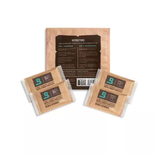 Boveda Humidor Starter Kit, 50 szálas szivar tároló dobozok beüzemeléséhez és használatához