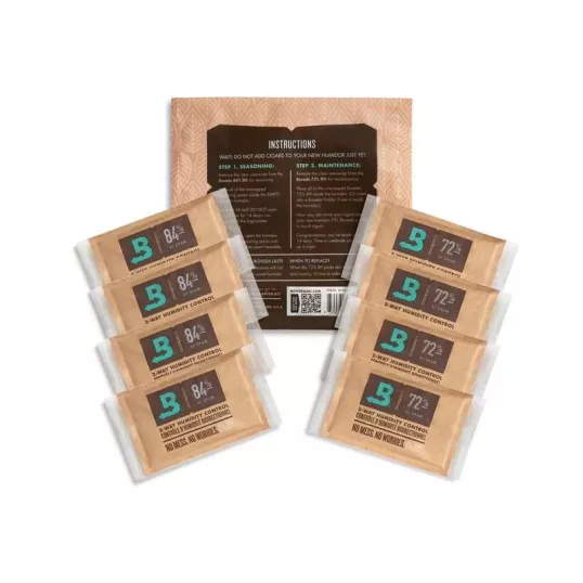 Boveda Humidor Starter Kit, 100 szálas szivar tároló dobozok beüzemeléséhez és használatához