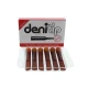 Denitip borostyánsárga színű cigaretta szipka, 6 darabos csomagolásban - 50mm - Denitip szipka