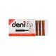Denitip borostyánsárga színű cigaretta szipka, 6 darabos csomagolásban - 50mm