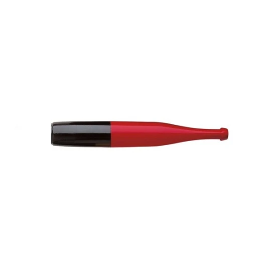 Denicotea Colorado Standard cigaretta szipka fekete-piros – 78 mm, 9 mm filterrel - Standard szipka