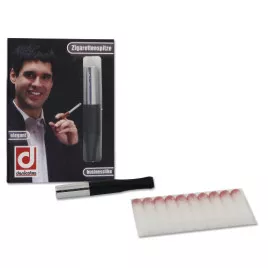 Denicotea Standard cigaretta szipka fekete és ezüst színben – 78 mm
