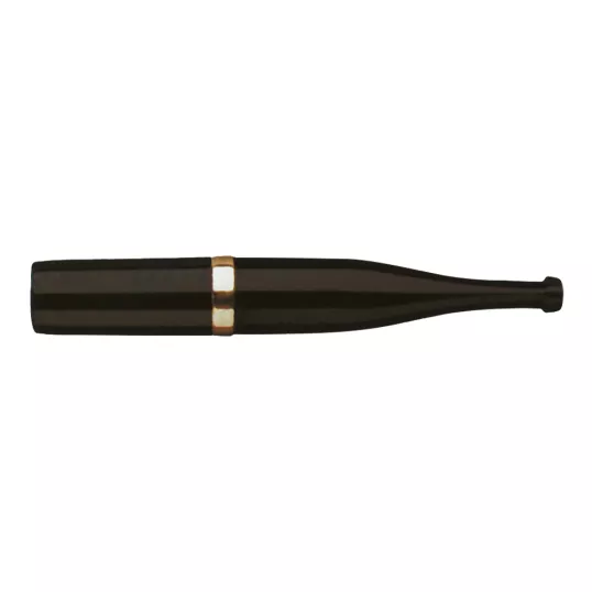 Denicotea Standard Slim cigaretta szipka fekete arany színű gyűrűvel – 6 mm, 78 mm