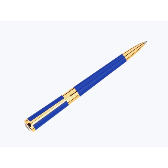 S.T. Dupont Liberté Blue lakkozott kék színű Ballpoint toll - Arany bevonatú - S.T. Dupont Liberté