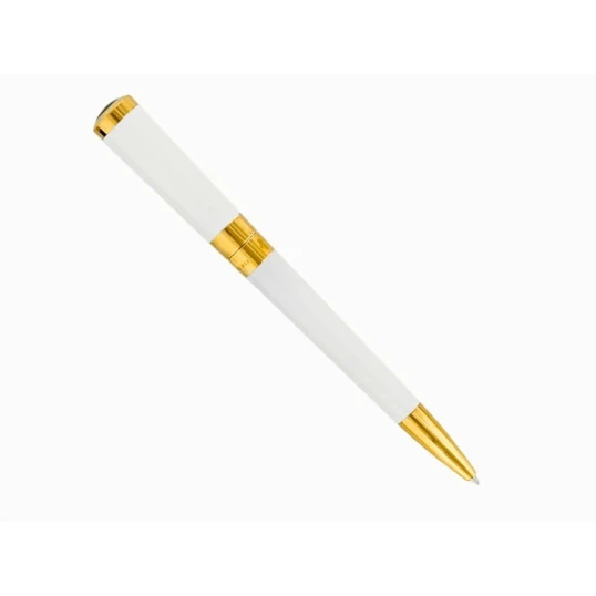 S.T. Dupont Liberté White lakkozott fehér színű Ballpoint toll - Arany bevonatú - S.T. Dupont Liberté