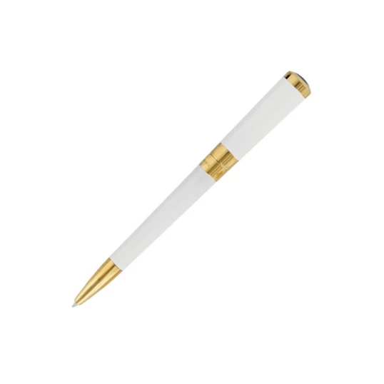 S.T. Dupont Liberté White lakkozott fehér színű Ballpoint toll - Arany bevonatú - S.T. Dupont Liberté