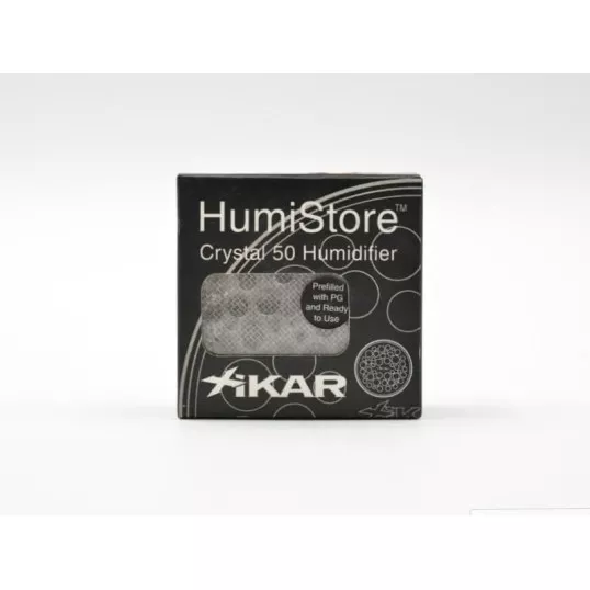 Xikar humidor párásító – akrilpolimer kristályos, kerek