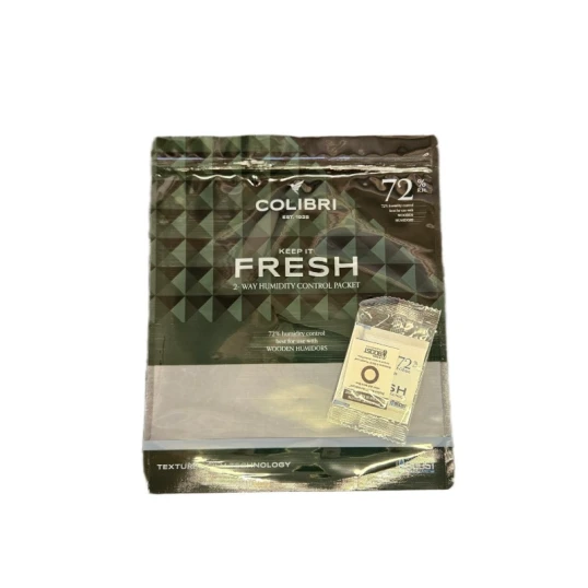 Colibri Keep It Fresh szivartartó tasak + Integra Boost 72%-os 2 utas párásító, 8 g - Colibri-Integra Boost