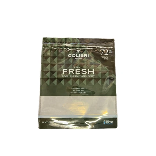 Colibri Keep It Fresh szivartartó tasak + Integra Boost 72%-os 2 utas párásító, 8 g - Colibri-Integra Boost
