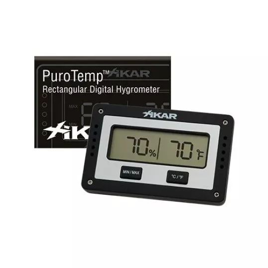 Xikar digitális Hygrométer és Termométer - fekete