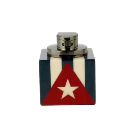 Adorini Cuba Te Amo Table Jet asztali szivar gyújtó 4-es Jet lánggal - Kuba zászló mintával