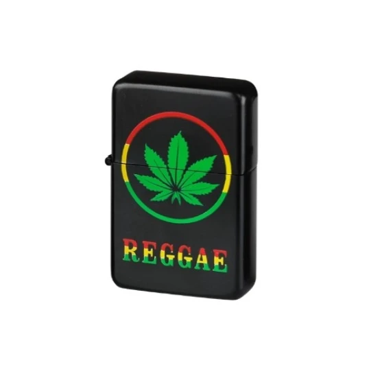 Angel Benzines öngyújtó fekete színű - Reggae - Benzines vihar öngyújtók