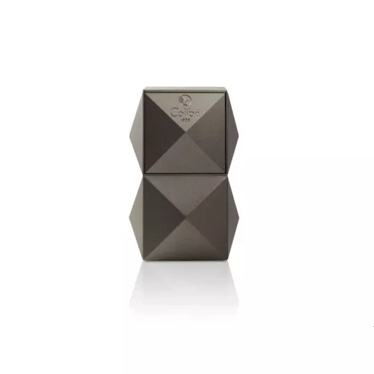 Colibri Quasar Gunmetal, nagy méretű asztali szivargyújtó 3-as szúrólánggal - sötétszürke
