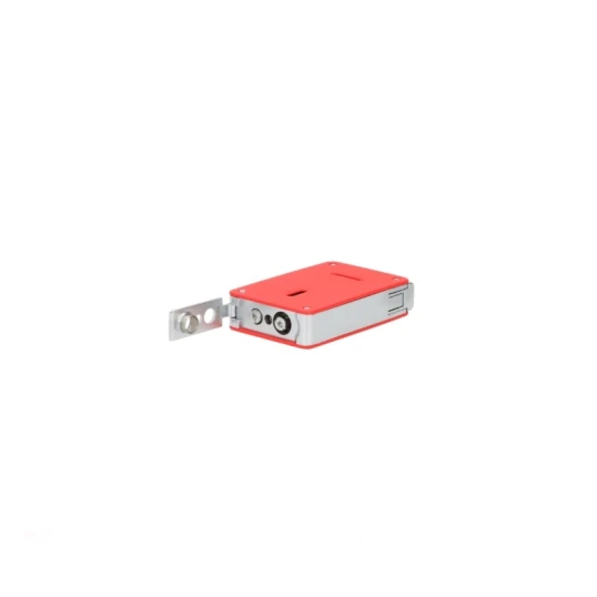Caseti Dupla Jet láng + Soft Jetflame szivaröngyújtó, 8 mm szivarfúróval – Piros / Króm