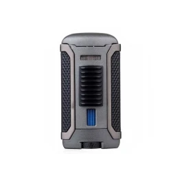 Colibri Apex Matte Charcoal, egyes Jet lánggal égő szivar öngyújtó Pachmayr mintával - matt sötétszürke