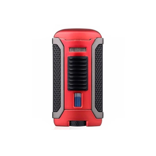 Colibri Apex Matte Red, egyes Jet lánggal égő szivar öngyújtó Pachmayr mintával - matt piros - Colibri Apex
