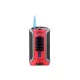 Colibri Apex Matte Red, egyes Jet lánggal égő szivar öngyújtó Pachmayr mintával - matt piros