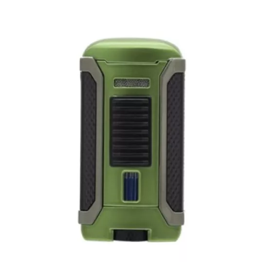 Colibri Apex Matte Green, egyes Jet lánggal égő szivar öngyújtó Pachmayr mintával - zöld