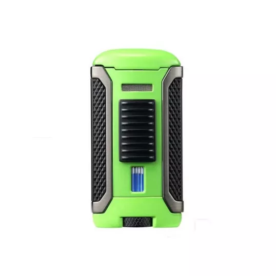 Colibri Apex Green, egyes Jet lánggal égő szivar öngyújtó Pachmayr mintával - zöld