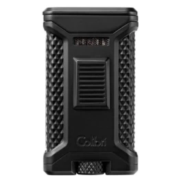 Colibri Ascari Black hármas szúrólángos szivaröngyújtó beépített szivarfúróval
