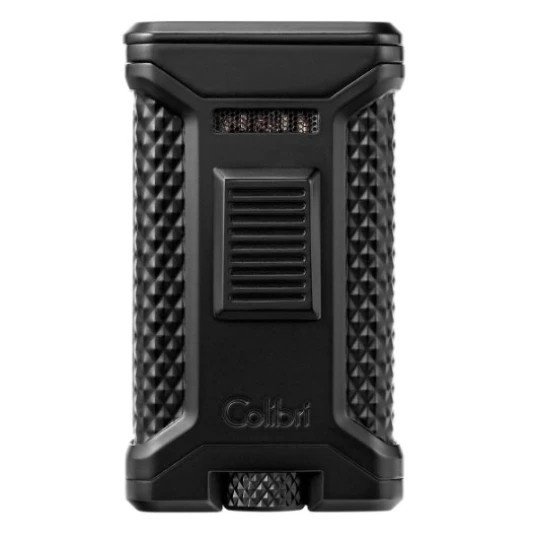 Colibri Ascari Black hármas szúrólángos szivaröngyújtó beépített szivarfúróval - Colibri Ascari