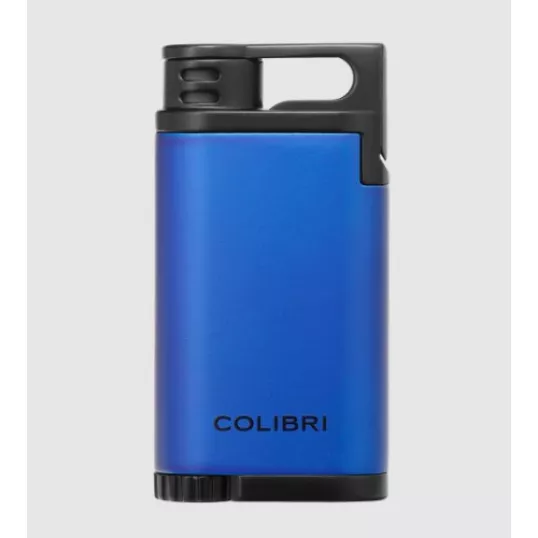 Colibri Belmont, egyes Jet lánggal égő szivar öngyújtó kék és fekete színben