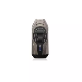 Colibri Boss 3 Jet Gunmetal szivar gyújtó 3-as szúrólánggal és kihajtható dupla pengés szivarvágóval - sötétszürke