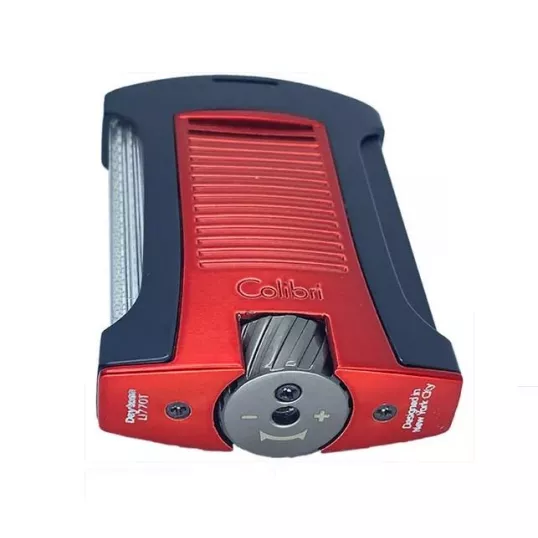 Colibri Daytona Red erős egyes szúrólángos szivar öngyújtó piezo gyújtással - piros