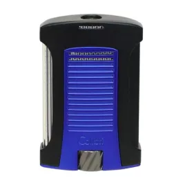 Colibri Daytona Black+Blue erős egyes szúrólángos szivar öngyújtó piezo gyújtással - fekete és kék