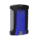 Colibri Daytona Black+Blue erős egyes szúrólángos szivar öngyújtó piezo gyújtással - fekete és kék