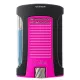Colibri Daytona Black+Pink erős egyes szúrólángos szivar öngyújtó piezo gyújtással - fekete és rózsaszín