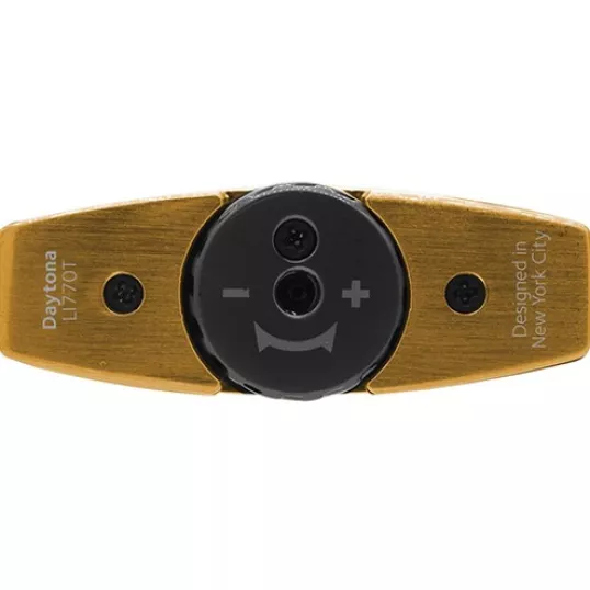 Colibri Daytona Black+Gold erős egyes szúrólángos szivar öngyújtó piezo gyújtással - fekete és arany