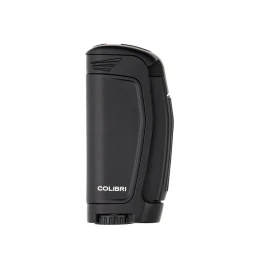 Colibri Enterprise E3 - 3 sugaras oldalsó szúrólángos szivaröngyújtó - fekete 