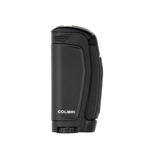 Colibri Enterprise E3 - 3 sugaras oldalsó szúrólángos szivaröngyújtó - fekete 
