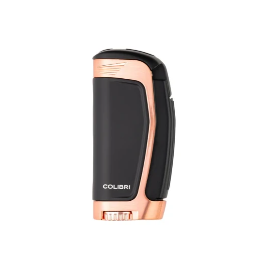 Colibri Enterprise E3 - 3 sugaras oldalsó szúrólángos szivaröngyújtó - fekete,rose